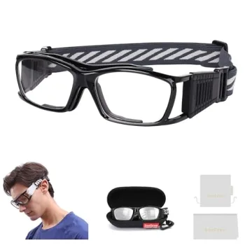 SooGree Racquetball Goggles - Sports Glasses Basketball Football Protective Eyewear Anti Fog Shock A...