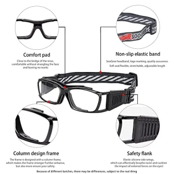 SooGree Racquetball Goggles for Ultimate Sports Protection