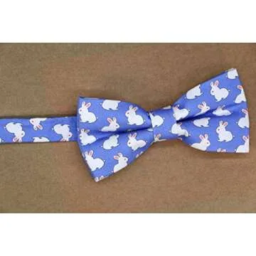 OCIA Cute Pattern Adjustable Bow Tie for Kids and Adults