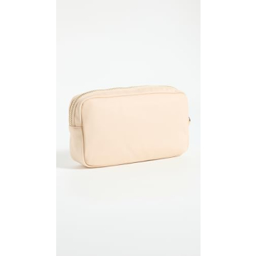 Stoney Clover Lane Women's Sand Beach Embroidered Small Pouch, Sand, Tan, One Size