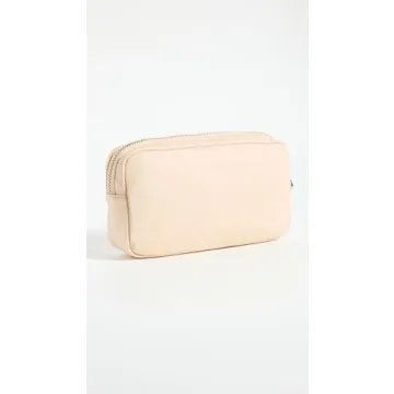 Stoney Clover Lane Women's Sand Beach Embroidered Small Pouch, Sand, Tan, One Size