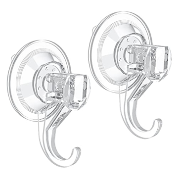 VIS'V Suction Cup Hooks - Heavy Duty Removable Suction Hooks for Easy Hanging Solutions