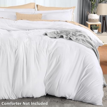 Utopia Bedding Duvet Cover Queen with Pillow Shams Set