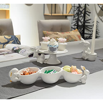 Newman House Bunny Candy Dish Bowls for Easter Decor