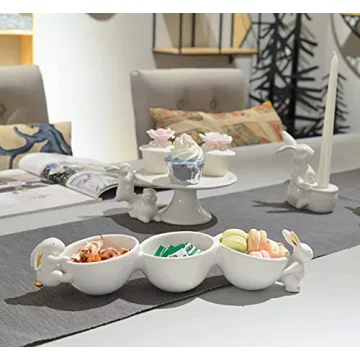 Newman House Bunny Candy Dish Bowls for Easter Decor