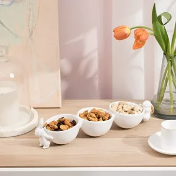 Newman House Bunny Candy Dish Bowls for Easter Decor