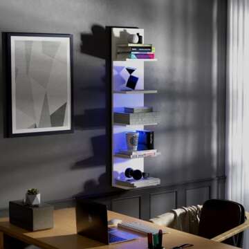 Bloddream RGB Light Wall Shelf for Stylish Storage