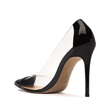 SCHUTZ Women’s Cendi Pointed-Toe Leather Dress Pump Black