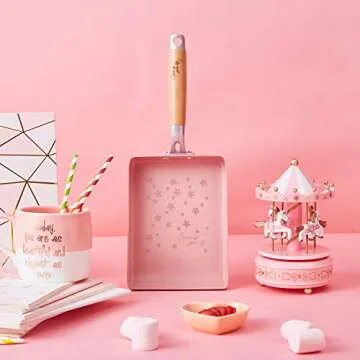 ROCKURWOK Japanese Omelette Pan Nonstick Tamagoyaki Egg Pan, Rectangle Tamago Pan Small Frying Pan, 7” x 6” Pink