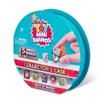 5 Surprise Toy Mini Brands Collector's Case - Store & Display 30 Minis with 4 Exclusive Minis Includ...
