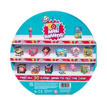 5 Surprise Toy Mini Brands Collector's Case - Store & Display 30 Minis with 4 Exclusive Minis Included by ZURU