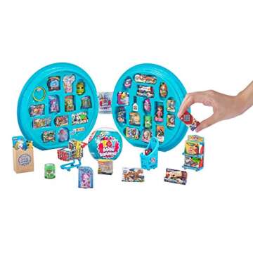 5 Surprise Toy Mini Brands Collector's Case - Store & Display 30 Minis with 4 Exclusive Minis Included by ZURU