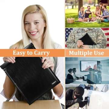 Hodufy Faraday Bags - Multi-Sized, Fireproof & Waterproof