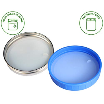 Eco-Friendly Leak Proof Silicone Lid Inserts for Jars