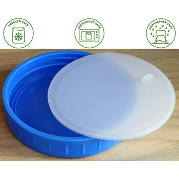 Eco-Friendly Leak Proof Silicone Lid Inserts for Jars