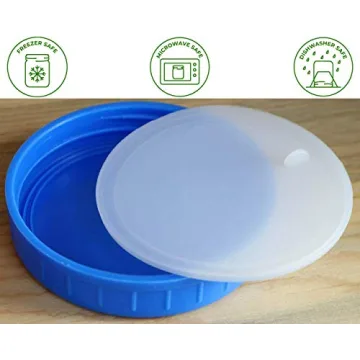 Eco-Friendly Leak Proof Silicone Lid Inserts for Jars