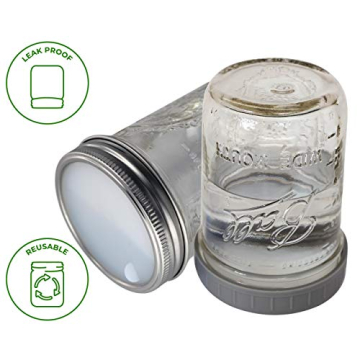 Eco-Friendly Leak Proof Silicone Lid Inserts for Jars
