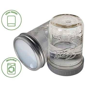 Eco-Friendly Leak Proof Silicone Lid Inserts for Jars