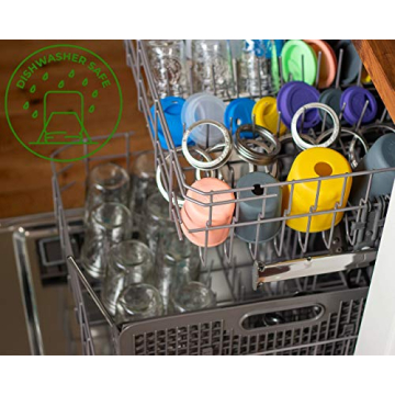 Eco-Friendly Leak Proof Silicone Lid Inserts for Jars