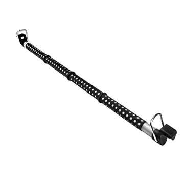 Beinhome Rubber Car Clothes Hanger Bar, Expandable Heavy Duty Car Clothes Rack Expanded to 63 inches...