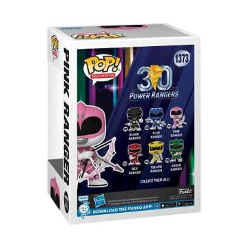 Funko POP! TV: Mighty Morphin Power Rangers 30th Anniversary - Pink Ranger - Power Rangers TV - Collectable Vinyl Figure - Gift Idea - Official Merchandise - for Kids & Adults - TV Fans