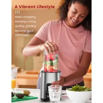 VEWIOR 900W Smoothie Blender for Shakes and Smoothies, Blenders for Kitchen, Protein Drinks, Personal Blender with 2 * 22Oz Smoothie Cups with Lids