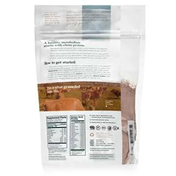 Natural Force Whey Protein Powder – Chocolate – Grass Fed Organic, Pure, Keto & Paleo Friendly, ...