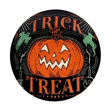 Cute Certified International Scaredy Cat 6" Plates Set of 4