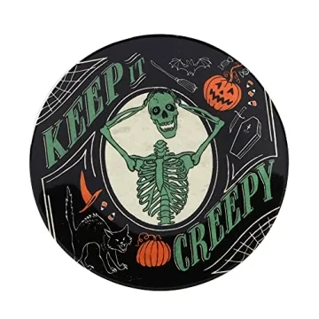 Cute Certified International Scaredy Cat 6" Plates Set of 4