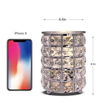 Kakapo Crystal Cylinder Wax Warmer for Home Ambiance