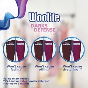Woolite Darks Defense Detergent - Ideal for Dark Clothes