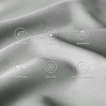 TILLYOU Cotton Toddler Pillowcases - 2 Pack Toddler Travel Pillowcases Machine Washable & Super Soft...