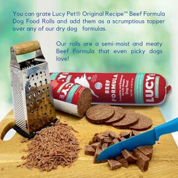 Lucy Pet Products Lucy Pet Beef Formula Dog Food Rolls