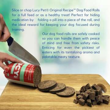 Lucy Pet Products Lucy Pet Beef Formula Dog Food Rolls