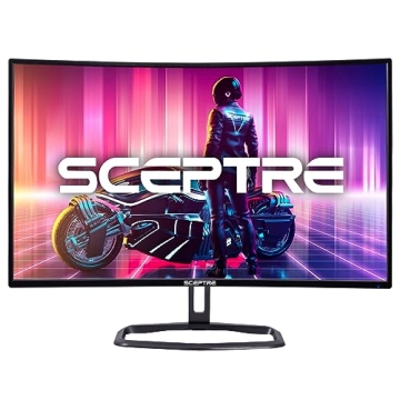 Sceptre 32 inch Curved Gaming Monitor - 240Hz, 1ms, 99% sRGB with Speakers