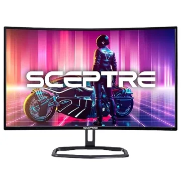 Sceptre 32 inch Curved Gaming Monitor - 240Hz, 1ms, 99% sRGB with Speakers