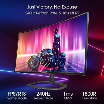 Sceptre 32 inch Curved Gaming Monitor 240Hz 1ms 99% sRGB