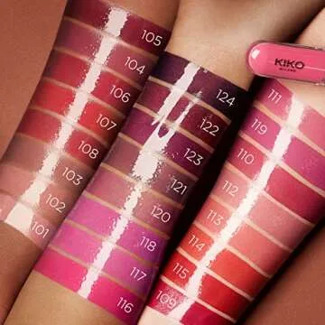 Kiko Milano - Unlimited Double Touch 111 Liquid Lipstick With A Bright Finish In A Two-step Application. lasts Up To 16 hours. No-transfer base Colour.