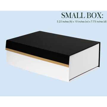 kate spade new york Decorative Storage Boxes with Lids, 3 Pack Sturdy Organizer Storage Bins, Includes Small Medium Large Pink Nesting Boxes with Magnetic Closure (Colorblock)