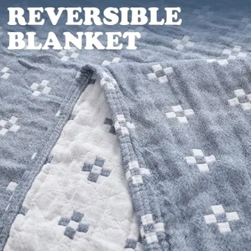 Soft Boho Cotton Blanket for All Seasons