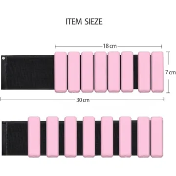 Adjustable Wrist Ankle Weights for Women - 1 lb Each