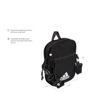 adidas Must Have Festival Crossbody Small Bag, Black, One Size