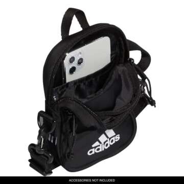 adidas Must Have Festival Crossbody Small Bag, Black, One Size