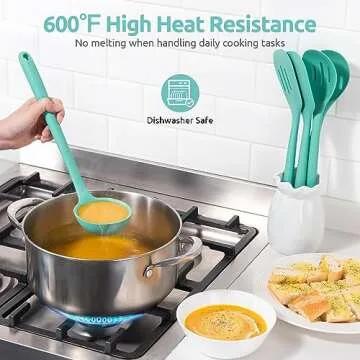 U-Taste 600°F Silicone Kitchen Utensil Set - 5 Pieces