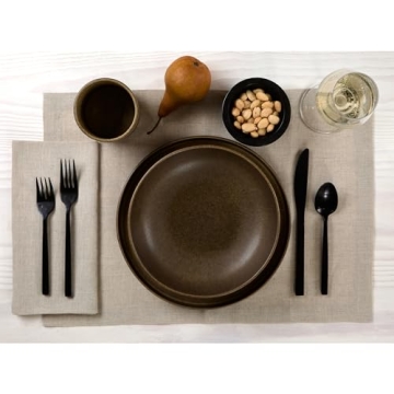 Elegant Pure Linen Napkins Set - Perfect for Any Occasion