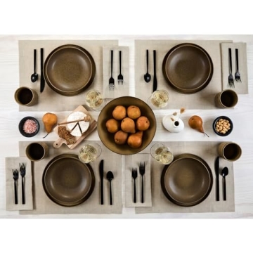 Elegant Pure Linen Napkins Set - Perfect for Any Occasion