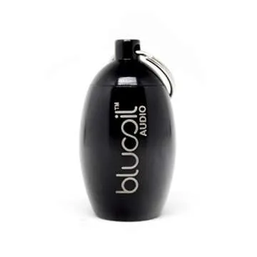 Earasers Safety/Industrial High Fidelity Earplugs, Medium -INCLUDES- Blucoil Limited Edition Carrying Case (Black)