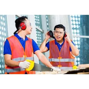 Earasers Safety/Industrial High Fidelity Earplugs, Medium -INCLUDES- Blucoil Limited Edition Carrying Case (Black)