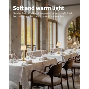 KDG Portable LED Table Lamp Set - 2 Elegant Lights