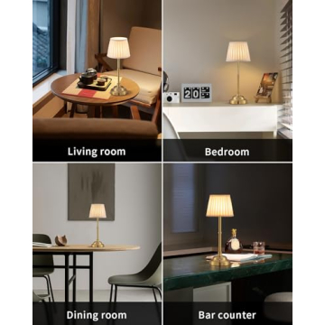 KDG Portable LED Table Lamp Set - 2 Elegant Lights
